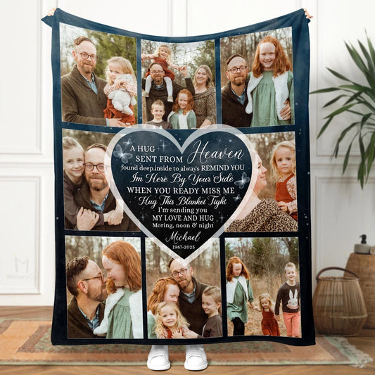 ZenVentra™ Personalized Memorial Woven Photo Blanket