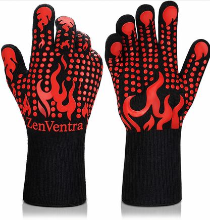 ZenVentra Living™ FlameGrip BBQ Gloves