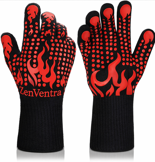 ZenVentra Living™ FlameGrip BBQ Gloves