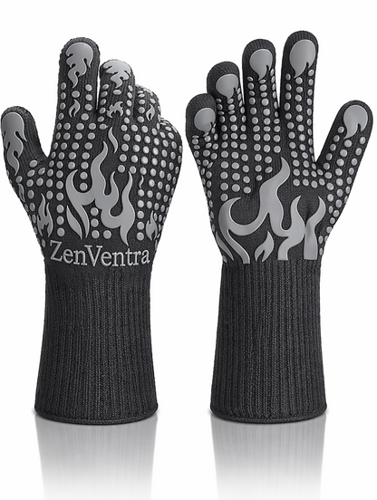 ZenVentra Living™ FlameGrip BBQ Gloves