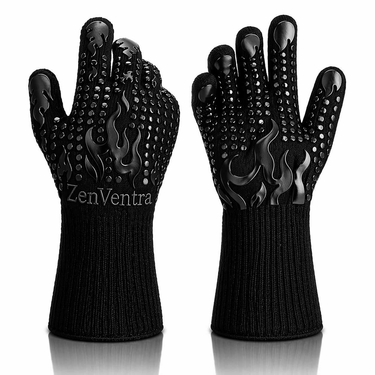 ZenVentra Living™ FlameGrip BBQ Gloves