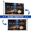 ZenVentra™ We Remember 9/11 Memorial Flag - Double Sided Tribute