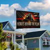 ZenVentra™ Firefighter Thank You Flag — Double-Sided Tribute Flag