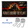 ZenVentra™ Firefighter Thank You Flag — Double-Sided Tribute Flag