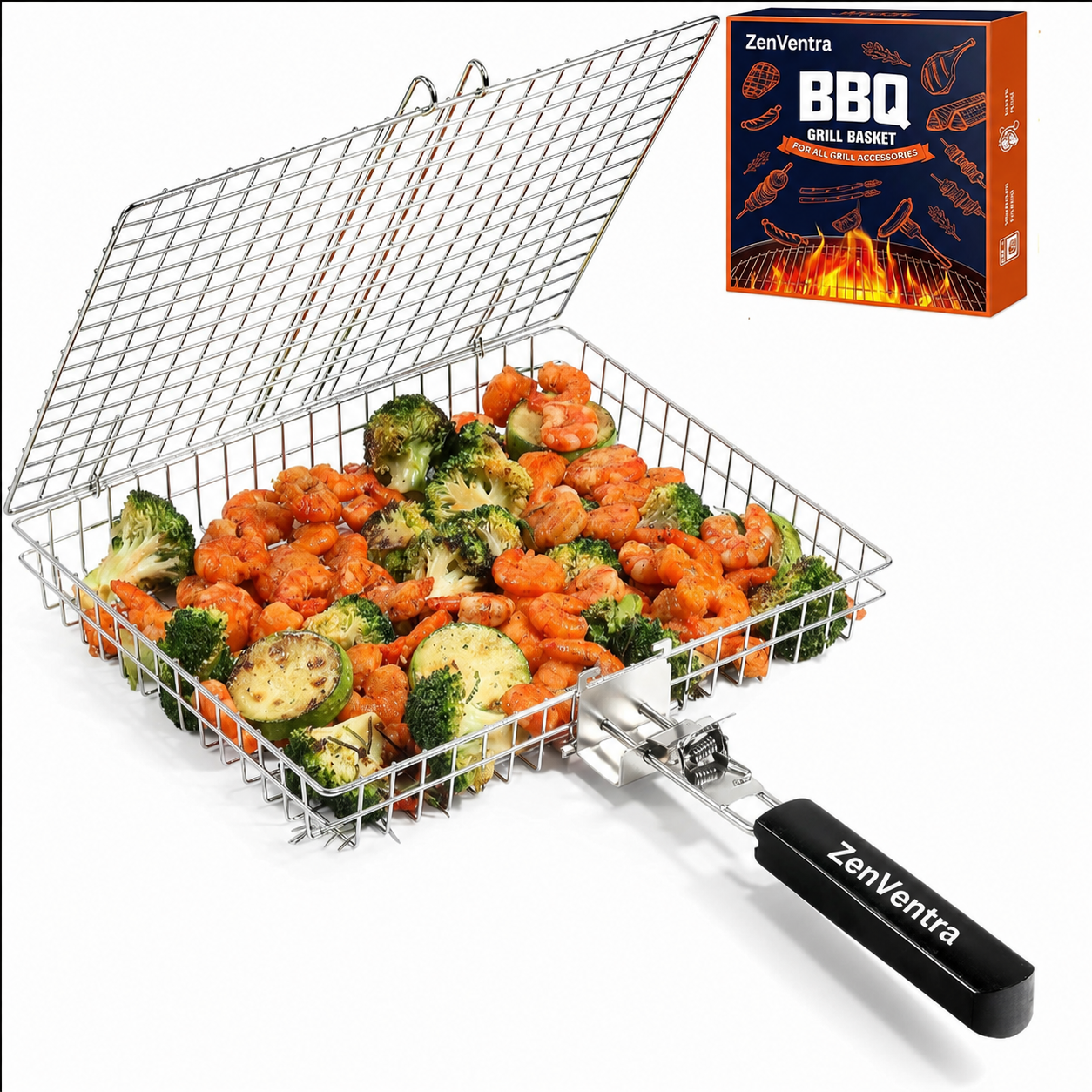 ZenVentra™ BBQ Grill Basket