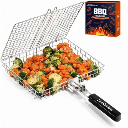 ZenVentra™ BBQ Grill Basket