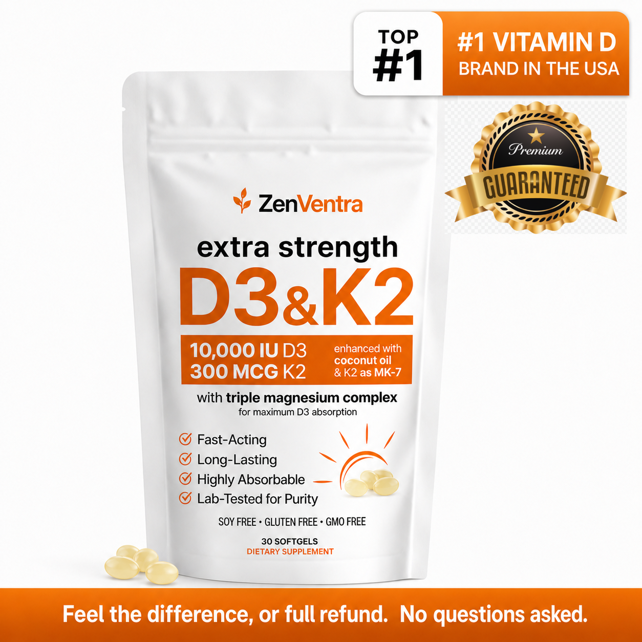 ZenVentra™ D3 + K2 Complex