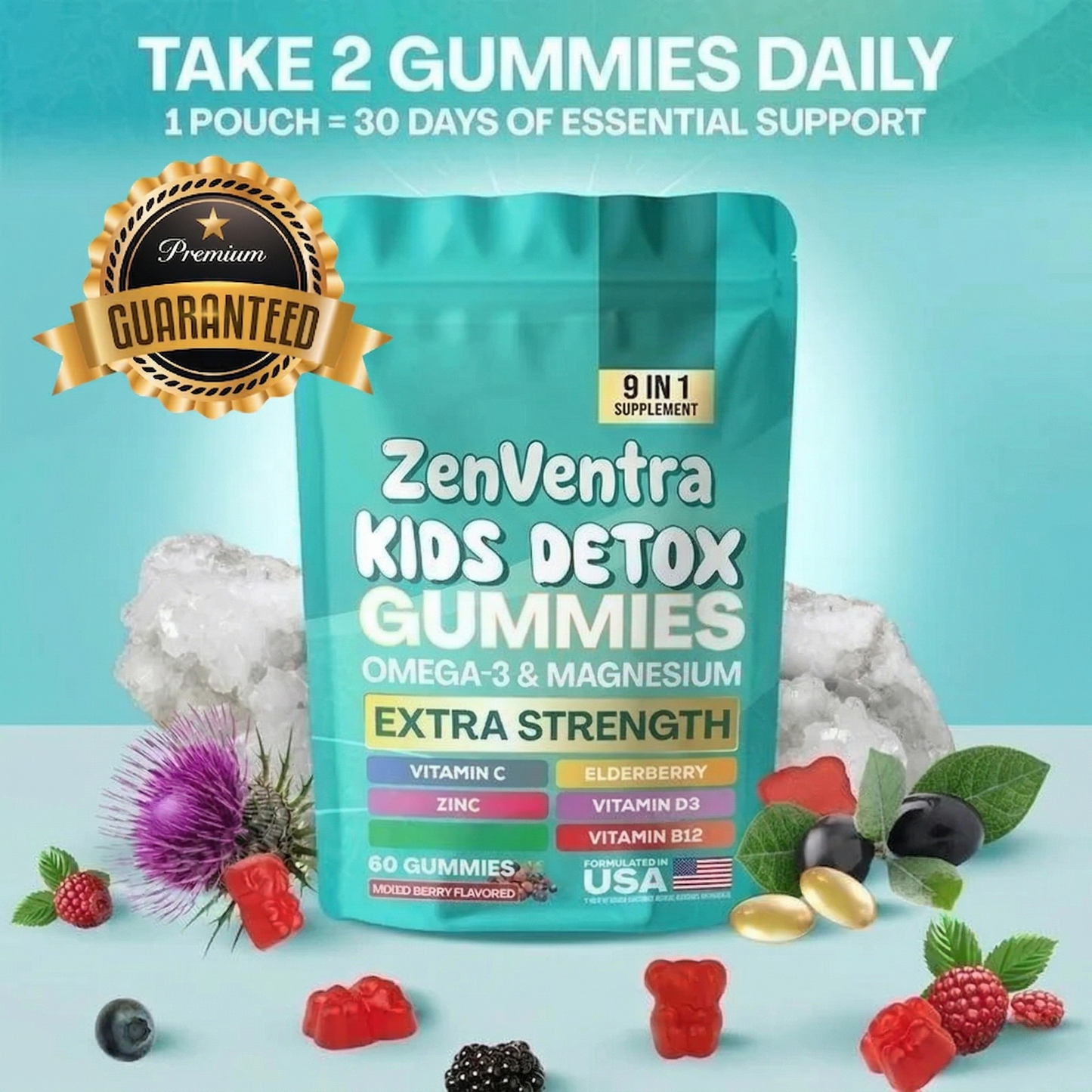 Zenventra™ Kids Detox Gummies