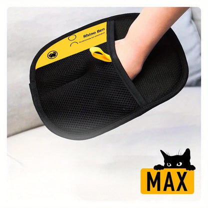 🐾 Zenventra FurSweep™ Reusable Pet Hair Removal Gloves (2PCS Set)