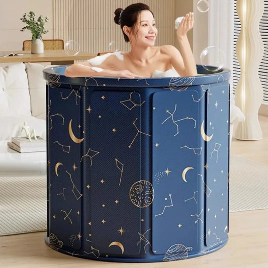 ZenVentra Portable Soaking Tub - Foldable Adult Spa Bath