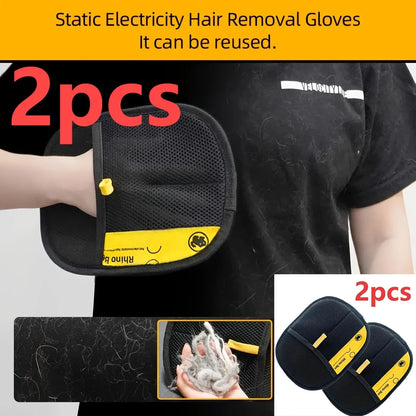 🐾 Zenventra FurSweep™ Reusable Pet Hair Removal Gloves (2PCS Set)
