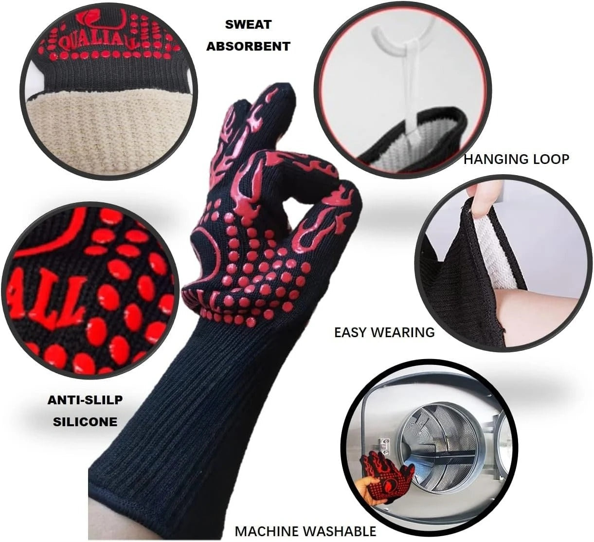 ZenVentra Living™ FlameGrip BBQ Gloves