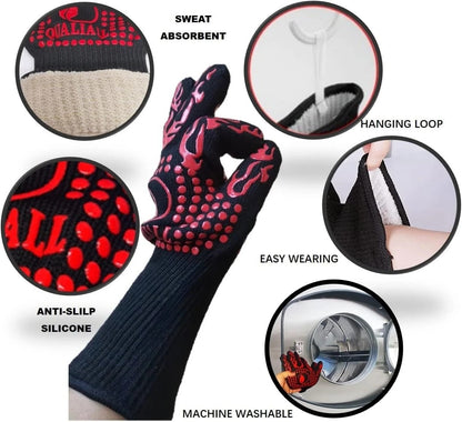 ZenVentra Living™ FlameGrip BBQ Gloves