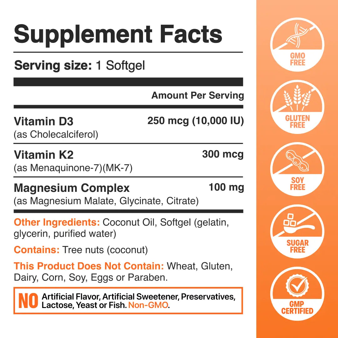 ZenVentra™ D3 + K2 Complex